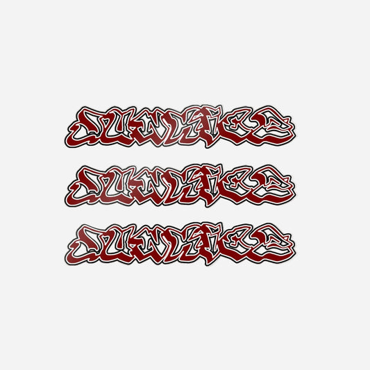 Crimson Junkiez DTF Stickers