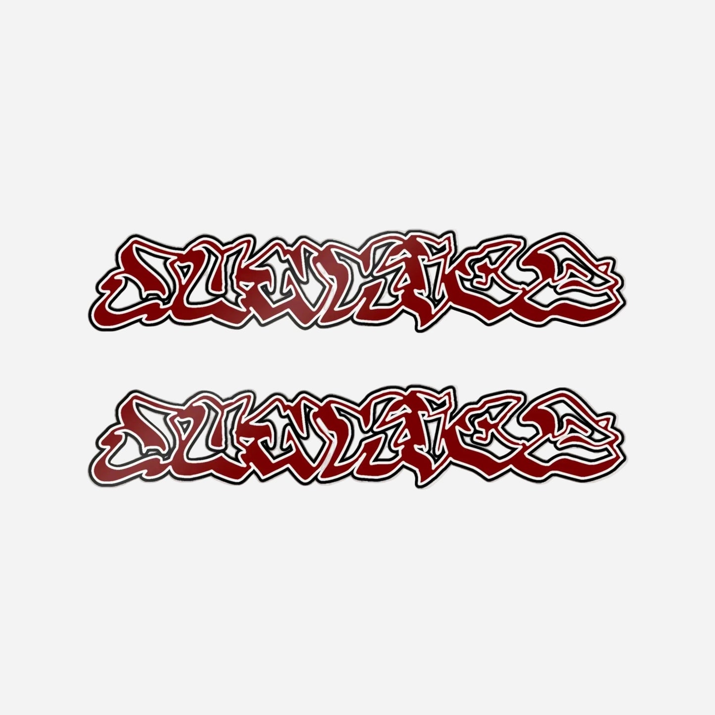 Crimson Junkiez DTF Stickers
